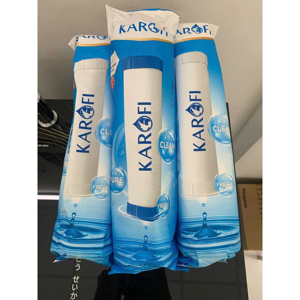 Bộ 3 Lõi Lọc Nước Karofi 123 Smax Duo Hàng chính hãng - Dùng cho dòng máy lọc nước RO