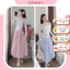 Váy nữ dáng dài, set váy dài nàng thơ 3 món, set váy nữ xinh sang chảnh dễ thương, chất cotton đẹp mềm mát - GEMMY