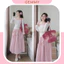 Váy nữ dáng dài, set váy dài nàng thơ 3 món, set váy nữ xinh sang chảnh dễ thương, chất cotton đẹp mềm mát - GEMMY