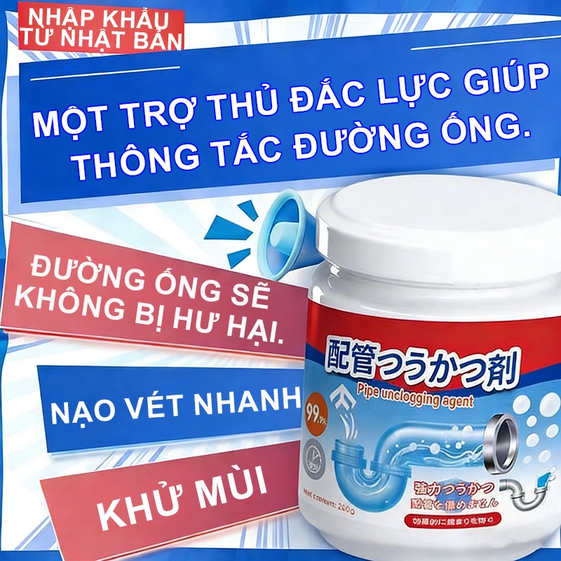 Sản phẩm thông tắc cống đa năng 3 trong 1 này giúp thông tắc nhanh chóng và hiệu quả cống nhà bếp, bồn cầu, bồn rửa và đ