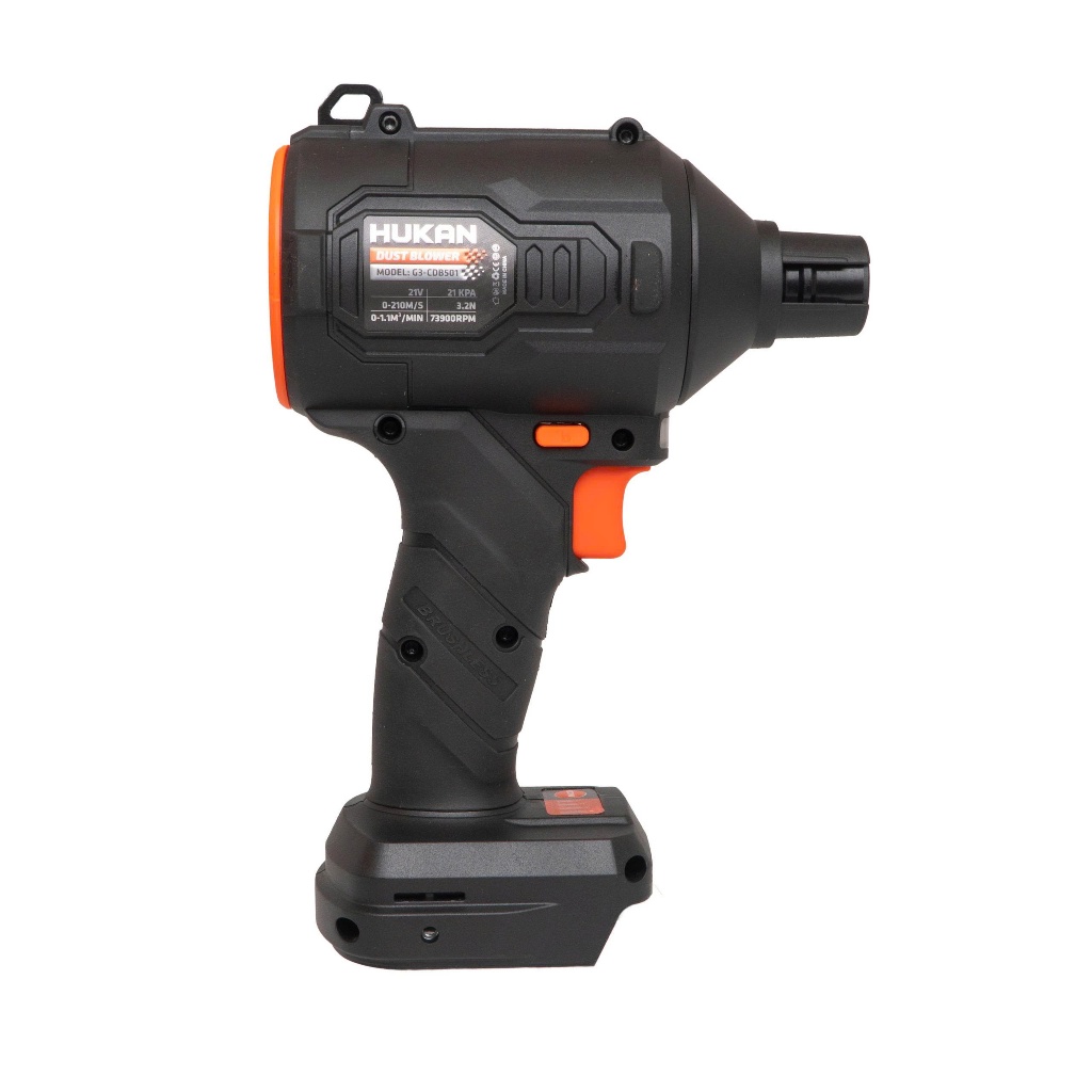 Thân Máy Thổi Bụi Pin 21V HUKAN (Gen3) G3-CDB501 | 73900RPM | Gió 210m/s | Động Cơ Không Chổi Than