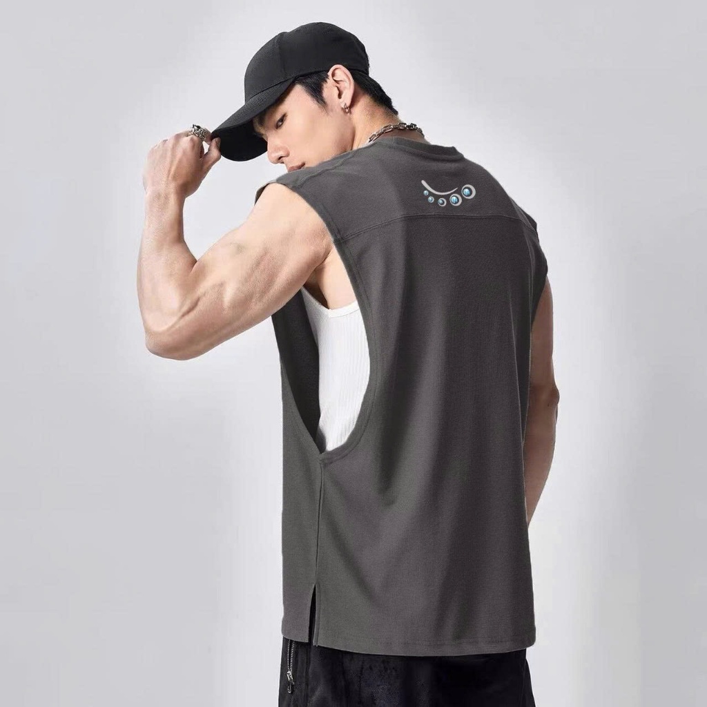 Áo thun Tanktop Cổ tròn IRON CURVE - ĐƯỜNG CƠ Local ICVCVNI Unisex Cotton
