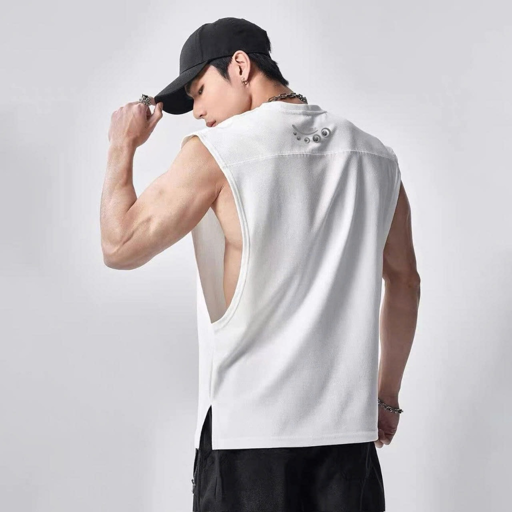 Áo thun Tanktop Cổ tròn IRON CURVE - ĐƯỜNG CƠ Local ICVCVNI Unisex Cotton