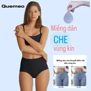 Miếng dán Silicon Che Điểm V Quemeo - Chống lộ vùng bikini . Hỏa tốc giao hàng dùng được cho Legging Tập Gym