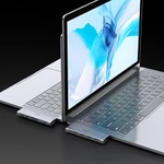 Hub PISEN NJ-TC21 8 In 1 Dual Type-C - Bộ Chia Cổng 4 USB 3.0 + Thunderbolt 3 Sạc PD 100W Cho Laptop — ảnh 7