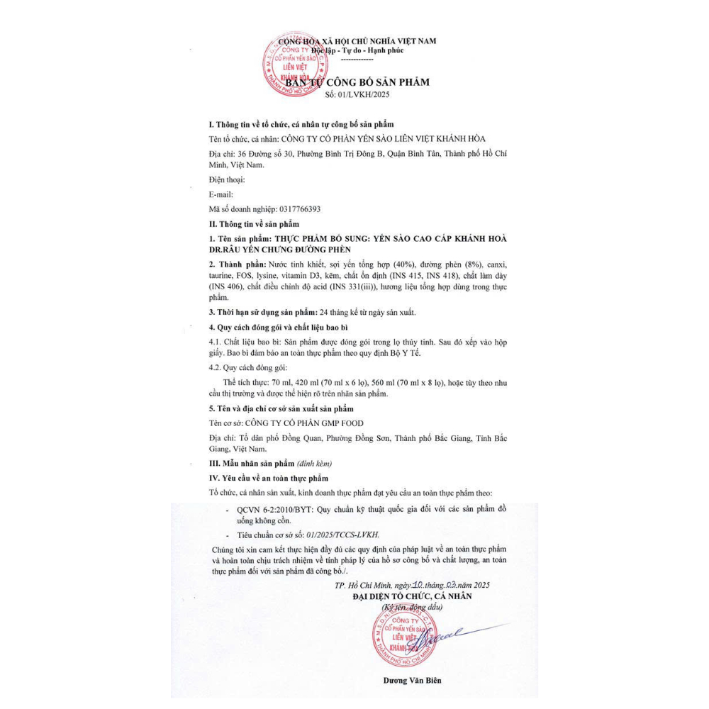 Yến Sào Cao cấp Khánh Hoà DR.RÂU Yến Chưng Đèn Phèn Món Quà Cao Cấp G58, G59