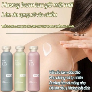 HANBOLI Sữa Thơm Toàn Thân Fragrance Body Lotion Dưỡng Ẩm Nhẹ Làm Mới Hương Vị Không Mồ Hôi Da Trẻ Hóa