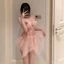 CS5 Váy ngủ sexy cúp v1 dây buộc có GỌNG kèm ĐỆM LÓT, đồ ngủ ren dáng xoè gợi cảm CS5