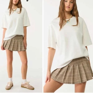Chân váy caro mini xếp ly to, có quần Str@ bigsize dư xịn