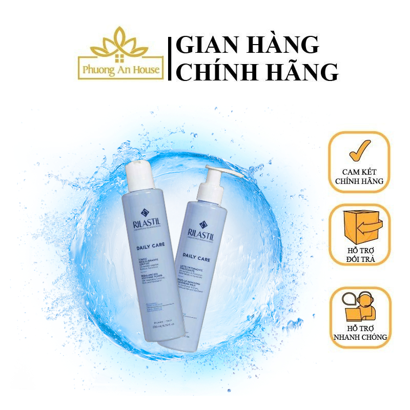 Bộ sữa rửa mặt và nước cân bằng cho mọi loại da Rilastil Daily Care 200ml - Phương An House