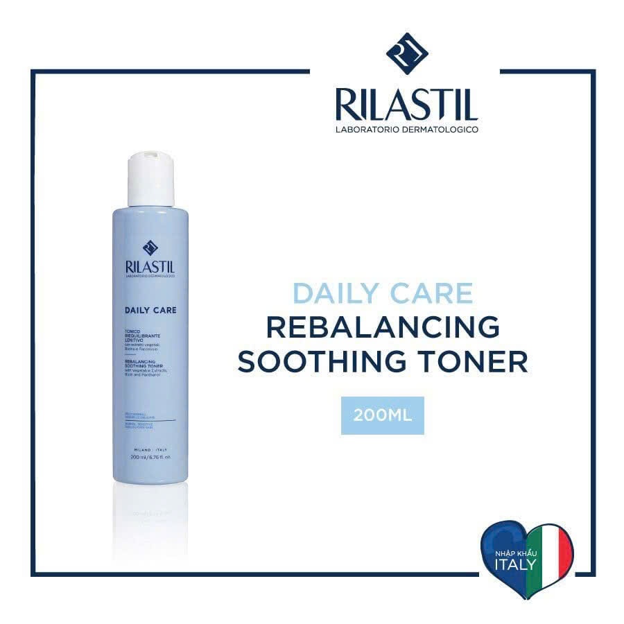 Bộ sữa rửa mặt và nước cân bằng cho mọi loại da Rilastil Daily Care 200ml - Phương An House