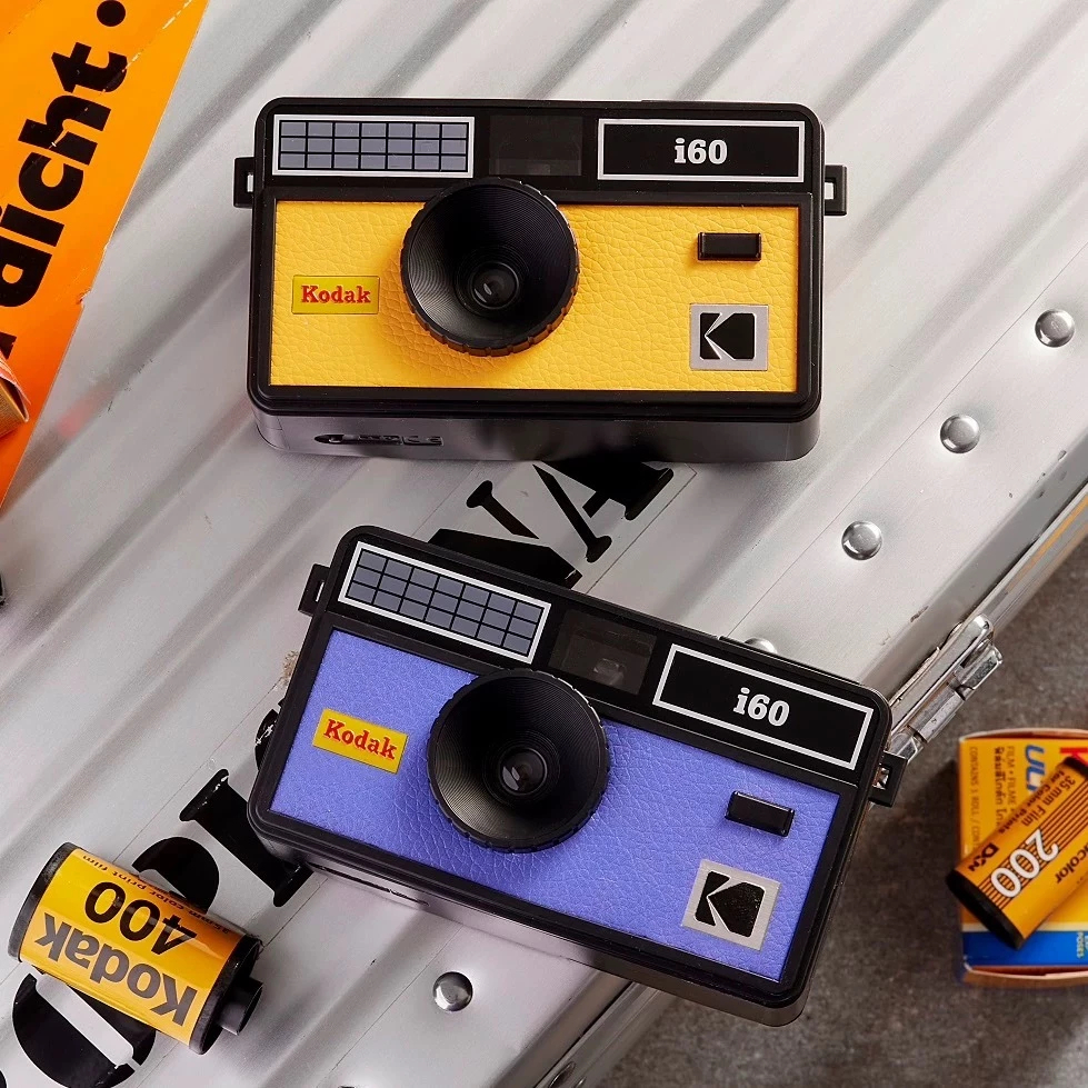 Máy Ảnh Chụp Film Kodak I60 Phong Cách Retro, Tích Hợp Flash Pop Up, Bảo Hành Chính Hãng