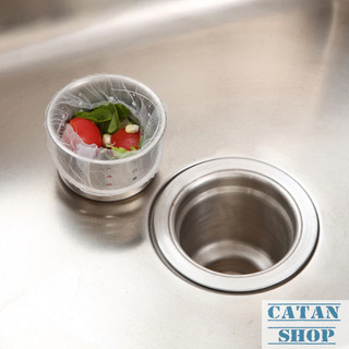 Set 100 Lưới Lọc Rác Bồn Rửa Bát Ngăn Mùi Hôi Chống Nghẹt Cống Tắc Nghẽn Bồn, Túi Lọc Rác 100