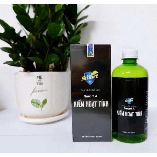 Nước SMART A Kiềm Hoạt Tính Lọ 500ml Hỗ Trợ Chống Oxi Hoá Tăng Cường Sức Khoẻ G62