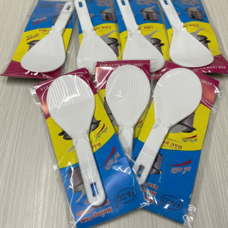 [Kho sỉ] Combo 5 Muôi, Vá xới cơm nhựa việt nhật chống dính, muôn/vá xới cơm nhám chịu nhiệt - HùngHome