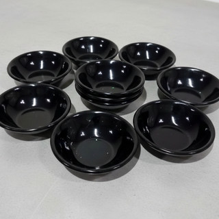 COMBO 30 Chén chấm nước tương, nước mắm, gia vị màu đen nhựa melamine cứng, bền , chịu nhiệt cao.