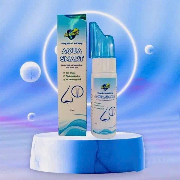 Dung Dịch Xịt Mũi Họng AQUA.SMART Giúp Làm Sạch Mũi Họng G65