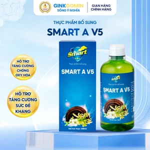 Nước Kiềm SMART A V5 Hỗ Trợ Nâng Cao Sức Đề Kháng Cho Người Gầy Yếu, Mới Ốm Dậy, Chống Oxi Hoá G66