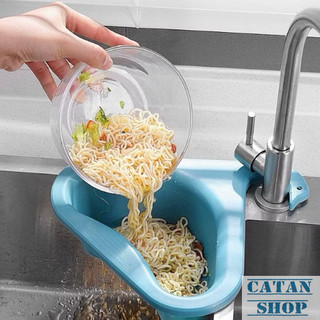 Khay Lọc Rác Bồn Rửa Bát Hình Mỏ Vịt Treo Bồn Rửa Tiện Lợi, Lọc Rác Mỏ Vịt Thiết Kế Lỗ Thoát Nước Ngăn Mùi Hôi