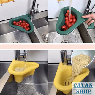 Khay Lọc Rác Bồn Rửa Bát Hình Mỏ Vịt Treo Bồn Rửa Tiện Lợi, Lọc Rác Mỏ Vịt Thiết Kế Lỗ Thoát Nước Ngăn Mùi Hôi
