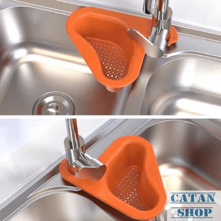 Khay Lọc Rác Bồn Rửa Bát Hình Mỏ Vịt Treo Bồn Rửa Tiện Lợi, Lọc Rác Mỏ Vịt Thiết Kế Lỗ Thoát Nước Ngăn Mùi Hôi