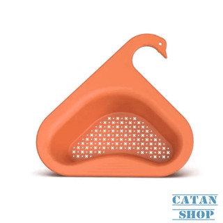 Khay Lọc Rác Bồn Rửa Bát Hình Mỏ Vịt Treo Bồn Rửa Tiện Lợi, Lọc Rác Mỏ Vịt Thiết Kế Lỗ Thoát Nước Ngăn Mùi Hôi