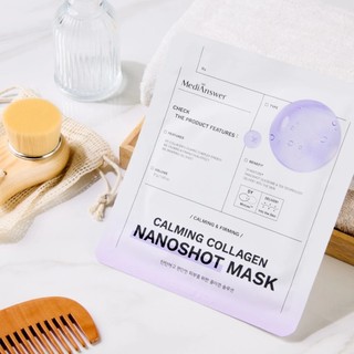 Mặt nạ thạch Collagen MediAnswer mặt nạ medianswer Vita/Pore/Calming Collagen Nanoshot hộp 5 miếng - Kosmi Beauty