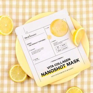 Mặt nạ thạch Collagen MediAnswer mặt nạ medianswer Vita/Pore/Calming Collagen Nanoshot hộp 5 miếng - Kosmi Beauty