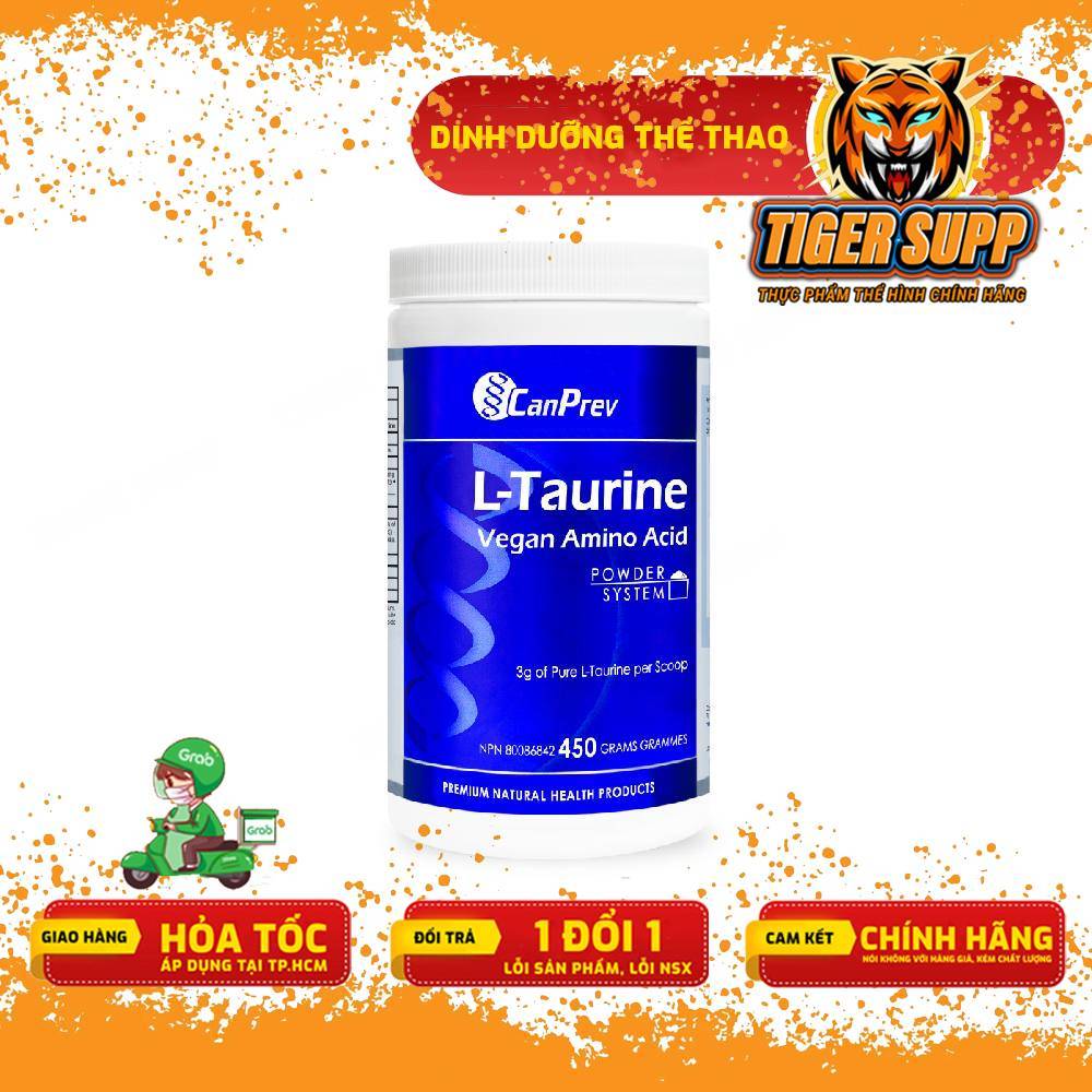 CanPrev L-Taurine 450g – Hỗ Trợ Sức Khỏe Tim