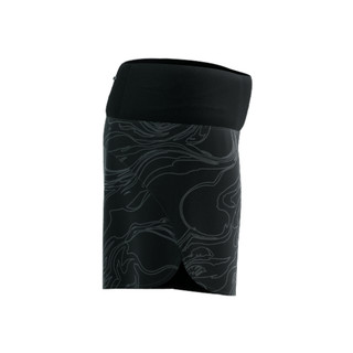 Quần Chạy Bộ Nữ Compressport Performance Short - Black/Aurora