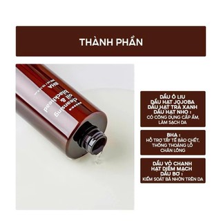 Dầu tẩy trang Hanskin làm sạch mụn đầu đen tẩy trang Hanskin tẩy da chết 300ml - Kosmi Beauty
