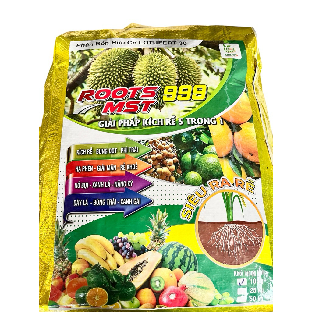 Siêu Kích Rễ Root 999 (bao 10KG) - Kích rễ, bung đọt, xanh dày lá, bóng ...