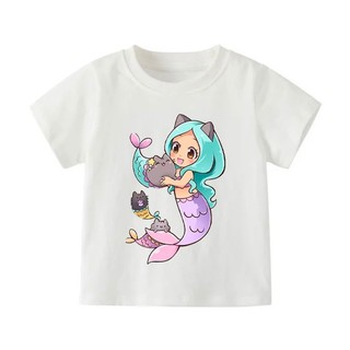 👕 Áo Thun Bé Gái mềm mịn thoáng mát in hình dễ thương 👕 AT447