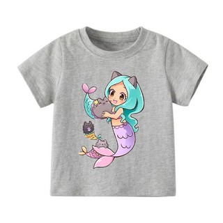 👕 Áo Thun Bé Gái mềm mịn thoáng mát in hình dễ thương 👕 AT447