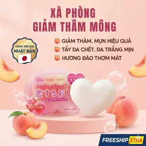 Xà Phòng Mông Xà Phòng Quả Đào Nhật Bản 80g