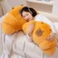 Gấu Bông Gối Ôm Capybara Sừng Bò - Gấu Nâu Cosplay Bánh Mì G182 đáng yêu
