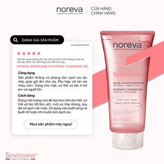 Combo Noreva Sensidiane – Gel Rửa Mặt Dịu Nhẹ 200ml & Kem Dưỡng Làm Dịu Da Nhạy Cảm 40ml