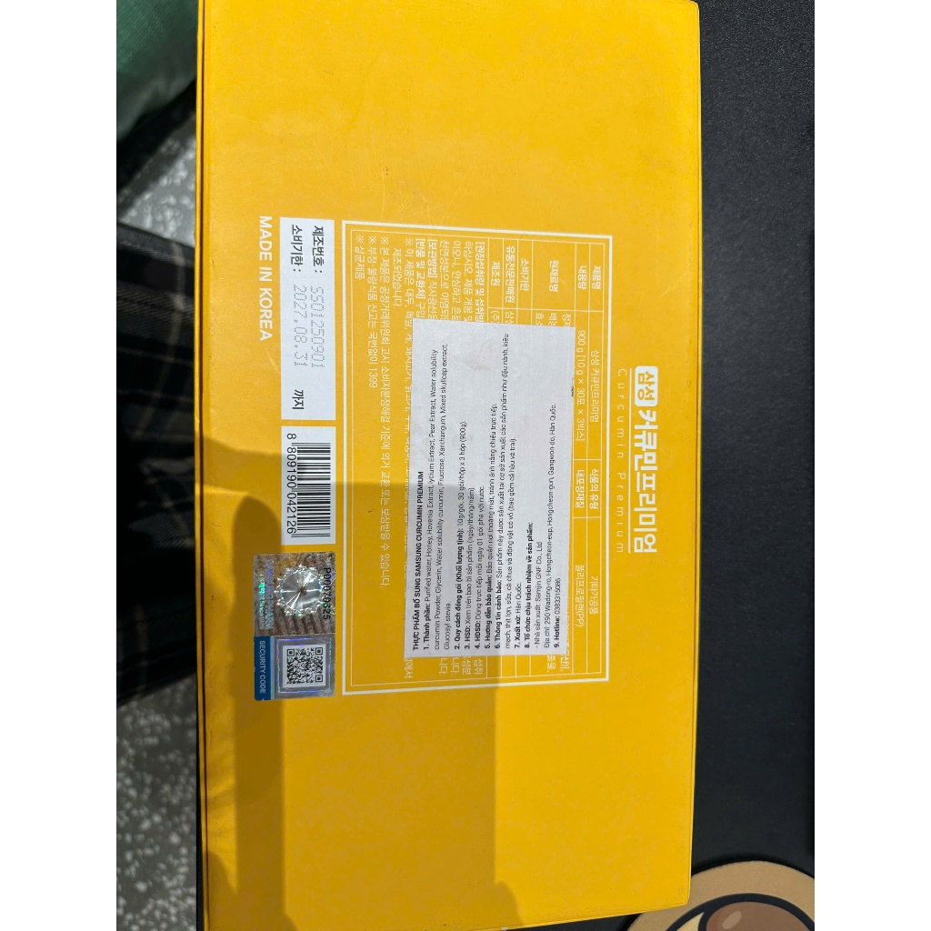 M21_Thực phẩm bổ sung SAMSUNG CURCUMIN PREMIUM ( Full set 90 gói)