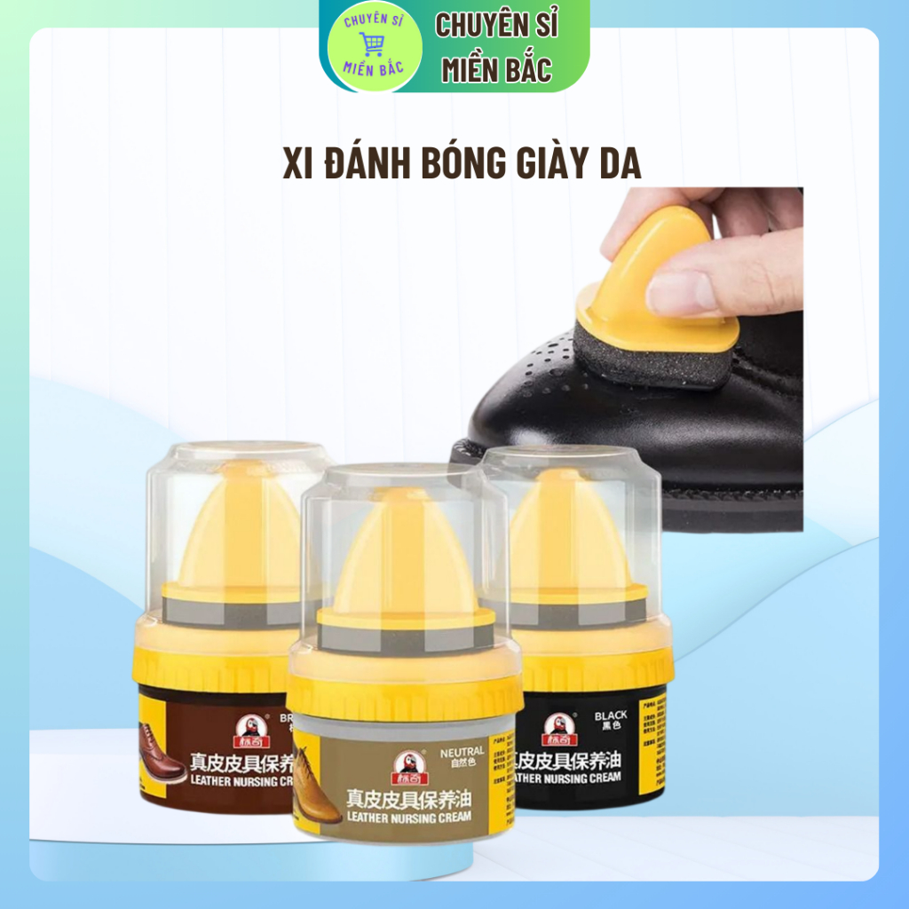 Xi Đánh Bóng Giày Da làm bóng bảo dưỡng đồ da