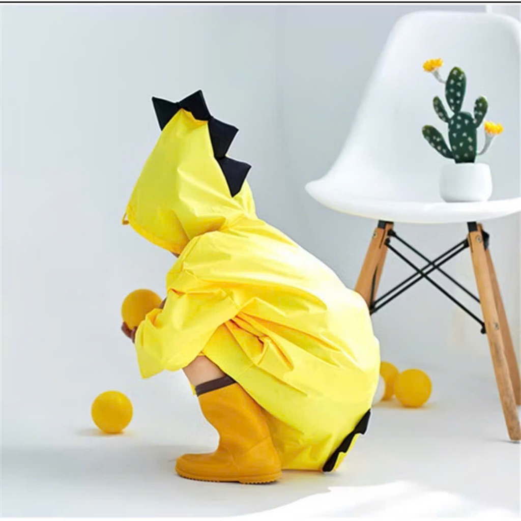 Áo mưa khủng long dễ thương đáng iu dành cho từ 3-> 10 tuổi giá rẻ