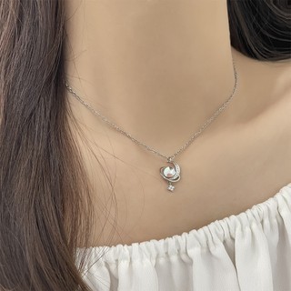 Dây Chuyền Moonstone Mạ Bạc Cao Cấp - Trang Sức Nữ Thanh Lịch 2026 - Dây Chuyền Nữ Đính Đá Lấp Lánh