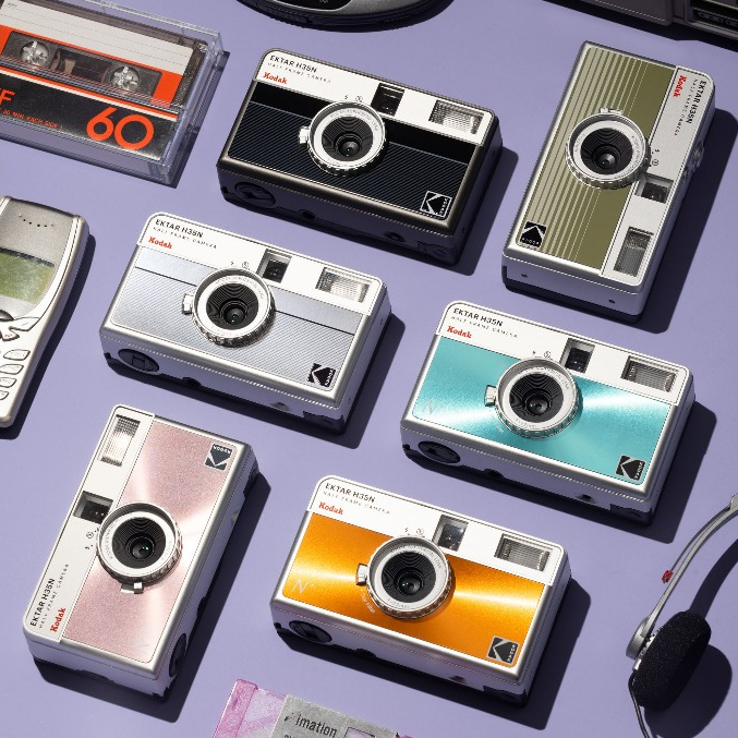 Kodak Film Camera Ektar H35N Bảo Hành Chính Hãng 12 Tháng, Khung Half Frame