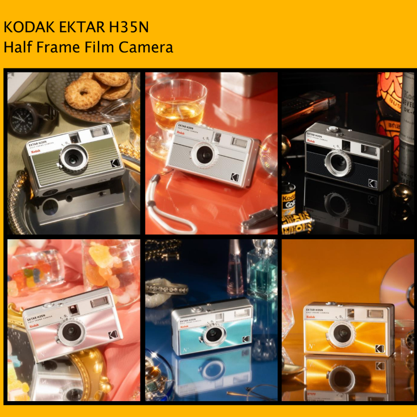 Kodak Film Camera Ektar H35N Bảo Hành Chính Hãng 12 Tháng, Khung Half Frame