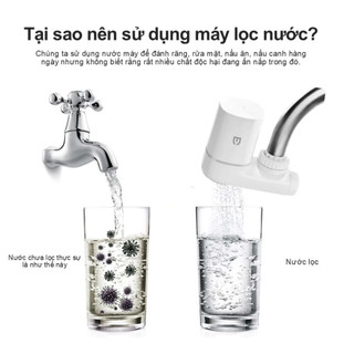 Bộ Lọc Nước Tại Vòi XM Youpin YINMI YM-R0100,Khử Clo,Chống Bùn,Tảo-Cát Bụi Mịn,Lõi Lọc Gốm 5 Lớp Lọc