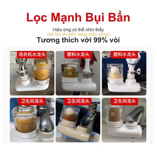 Bộ Lọc Nước Tại Vòi XM Youpin YINMI YM-R0100,Khử Clo,Chống Bùn,Tảo-Cát Bụi Mịn,Lõi Lọc Gốm 5 Lớp Lọc
