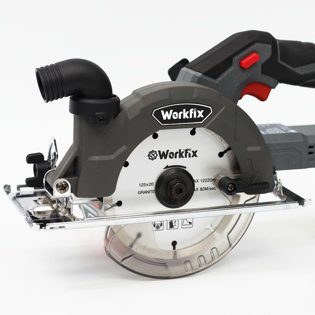 Máy Cắt Đĩa Đa Năng WORKFIX WF-CS150PRO, Tốc Độ 6800v/p, Không Than, Đường Kính Lưỡi Tối Đa 150mm
