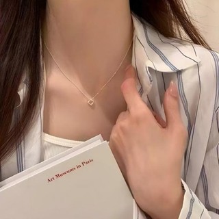 Dây Chuyền Nữ Cao Cấp Phong Cách Light Luxury - Đính Đá Lấp Lánh Hình Học - Tặng Kèm Hộp Quà Sang