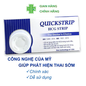 Que thử thai giúp phát hiện thai sớm và chính xác QuickStrip (Hộp 1 que)