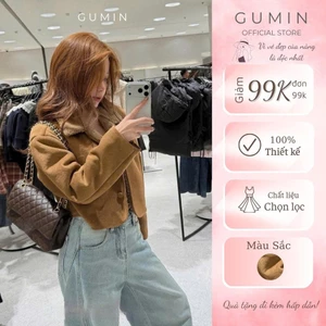 Quần jean nữ suông GUMIN thiết kế quần dáng dài ống rộng tôn dáng sang trọng, Quần bò nữ sang chảnh cao cấp