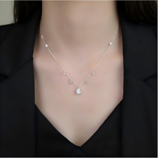 Vòng Cổ Giọt Nước Đính Đá Lấp Lánh - Phụ Kiện Đẳng Cấp, Quà Tặng Ý Nghĩa Cho Người Phụ Nữ Hiện Đại